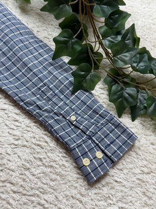 Camicia Tommy Hilfiger a quadri blu taglia S