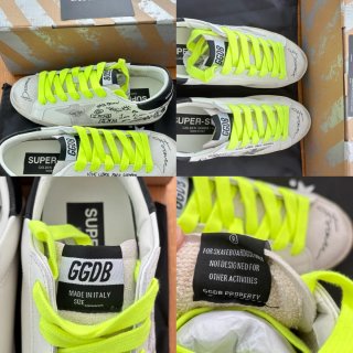 Sneakers Blancas y Amarillas