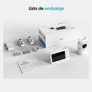 IEGEEK Baby 7 vigilabebés 5'' 1080P WiFi 2,4GHz