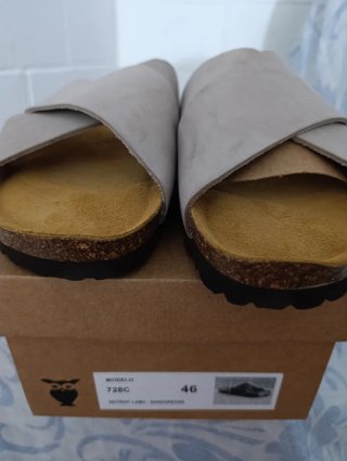 ULTIMOS DIAS Sandalias Sandgrens Beige Talla 46