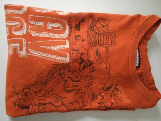 Camiseta Naranja Bershka Talla L ( 40 ).