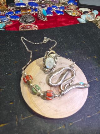 Collar Serpiente Plata de Ley 925 Macizo
