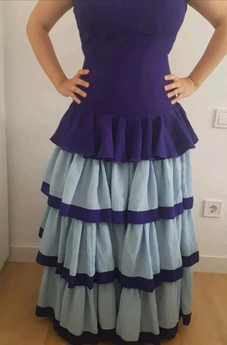 Vestido Flamenca Talla 42 . Originario de Sevilla