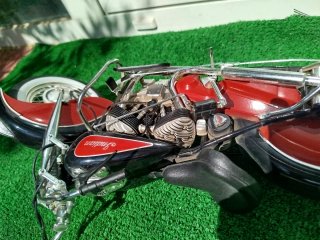 Moto Decorativa Indian Negra y Roja