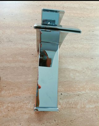 Grifo de lavabo nuevo plateado lavamanos baño