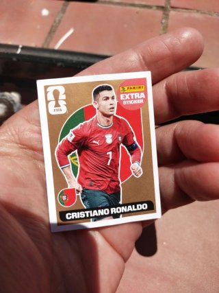Cristiano Ronaldo Panini Extra Sticker