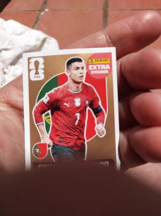 Cristiano Ronaldo Panini Extra Sticker