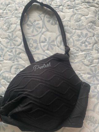 Bikini Protest Negro parte superior