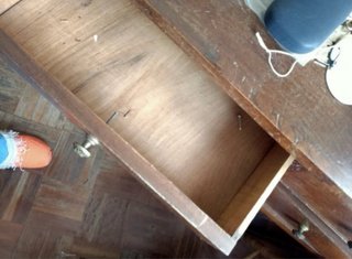 Escritorio vintage de madera