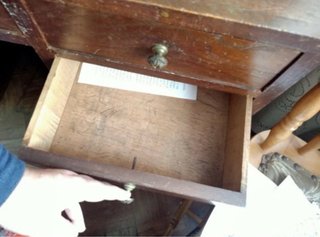 Escritorio vintage de madera