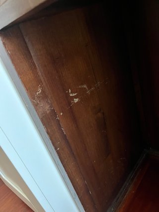 Escritorio vintage de madera