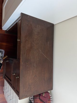 Escritorio vintage de madera