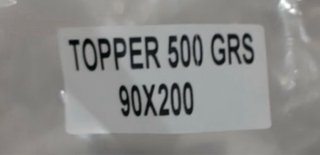 Topper cama 90x200
