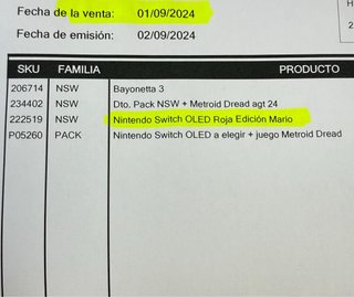 Nintendo Switch OLED Edición Mario Roja