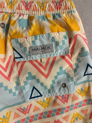Bañador Malmok estampado geométrico