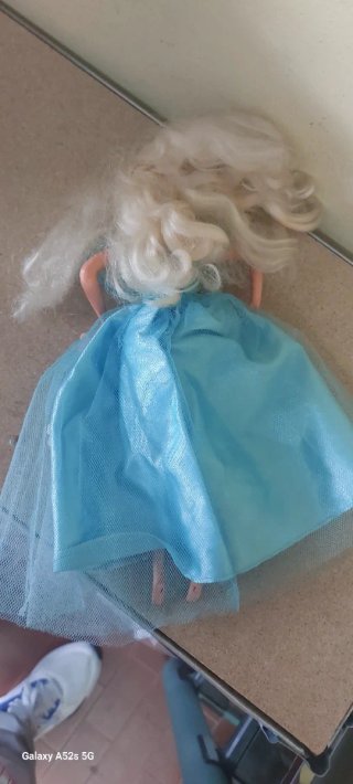 Barbie vintage vestito azzurro fiori