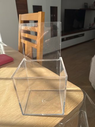 Caja porta cápsulas acrílico