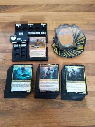 4 Mazos Commander Cartas Magic OFERTA lote mtg edh