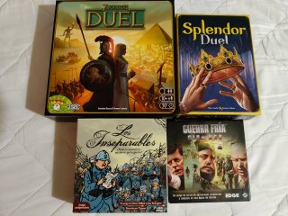 Pack 4 Juegos de Mesa: 7 Wonders, Splendor duel...