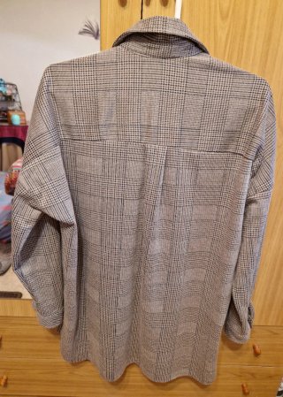 Chaqueta/Cárdigan Stradivarius Cuadros Talla M