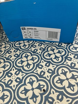 Adidas Samba Azul Marino y Blanco