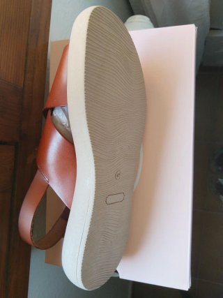 Sandalias de piel HOGAN marrones