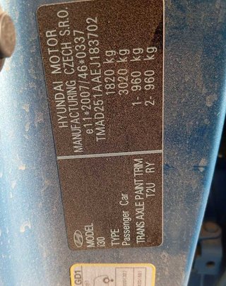Hyundai 434350 espejo i30cw classic