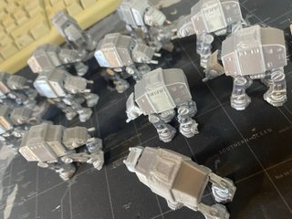 Mini AT AT Plata 3D
