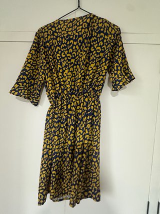 Vestido estampado Roca azul y amarillo