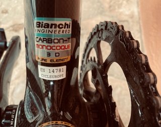 Bicicleta Carretera Bianchi Negra CARBONO