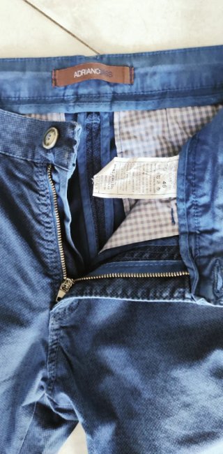 Pantaloni Adriano Sassi blu
