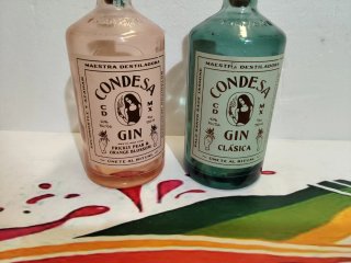 2 Bottiglie Vuote Gin Condesa