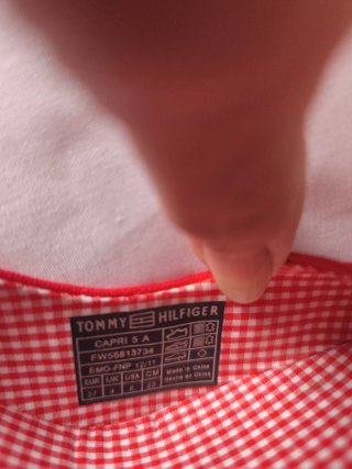 Cuñas Tommy Hilfiger Rojas