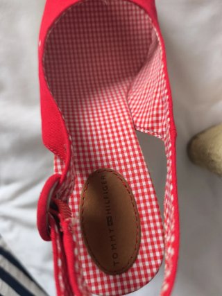 Cuñas Tommy Hilfiger Rojas