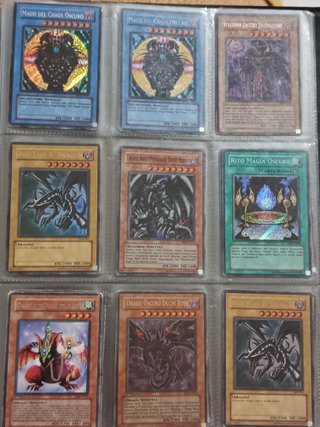 Lotto carte Yu-Gi-Oh! vintage