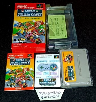 Super Mario Kart Nintendo Famicom Completo JP