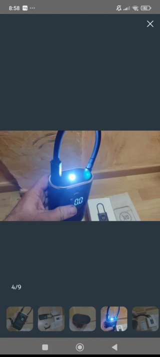 Bomba portátil recargable 50W-150PSI A ESTRENAR