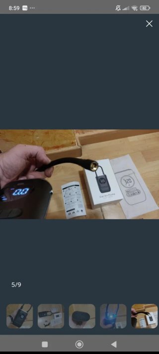 Bomba portátil recargable 50W-150PSI A ESTRENAR