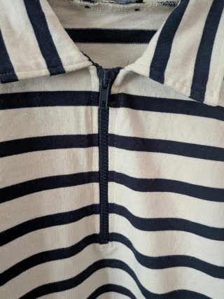 Jersey Zara Rayas Azul Marino Talla M