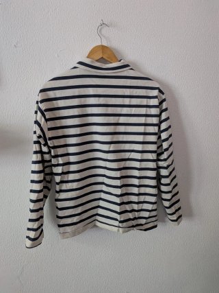 Jersey Zara Rayas Azul Marino Talla M