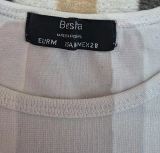 Camiseta Crop Top Bershka Estampado Dragón Sol Lun