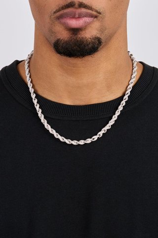 Cadena ICED OUT Plata 925 - Estilo Hip Hop