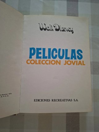 Libro peliculas walt disney tomo XXXII