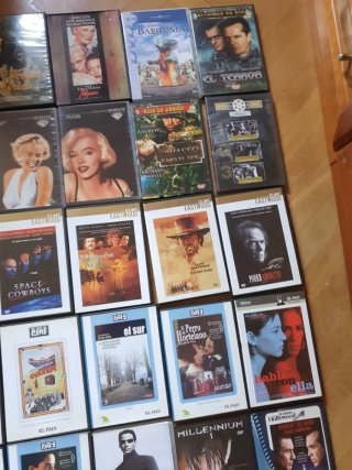 35 DVD Películas y 1 Temporada Serie