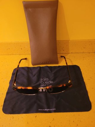 Gafas de Sol Multiópticas Marrón Dorado