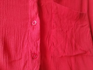 Camisa corta Stradivarius roja
