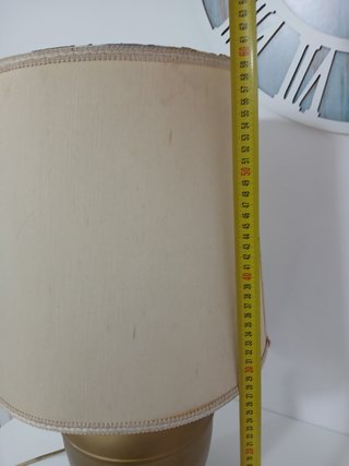 Lampada da tavolo vintage ottone metallo oro