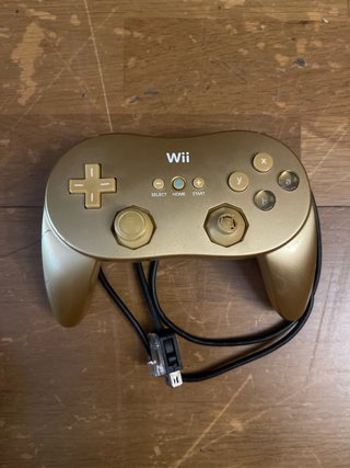 Controller Dorado Wii Nintendo