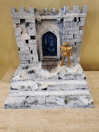 Saint seiya cavalieri zodiaco diorama asgard