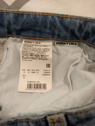 Bimba y Lola Jeans Mujer Talla 40